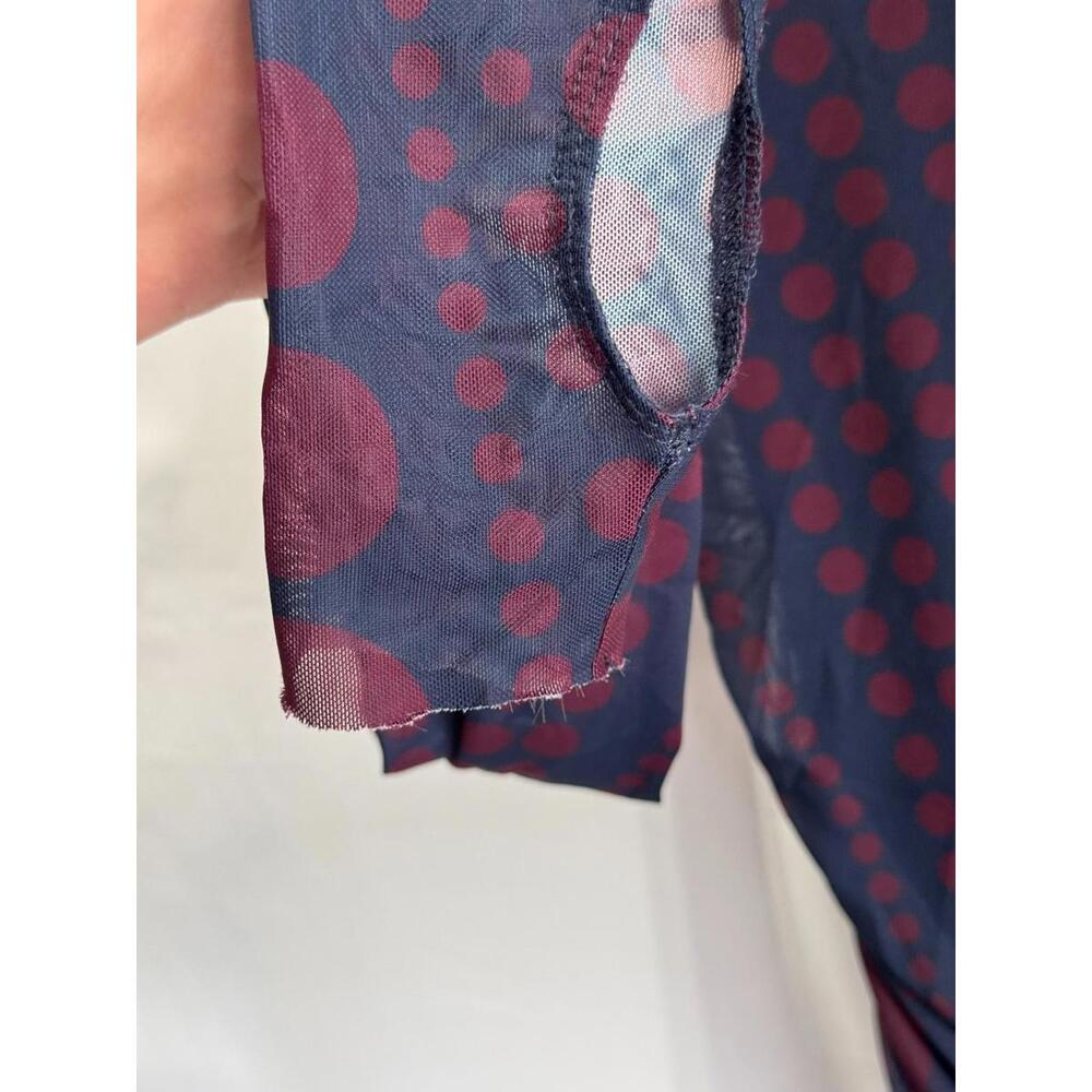 AFRM Darcie Multicolor Cocktail Dress Size S with Mesh Tear - Picture 7 of 8